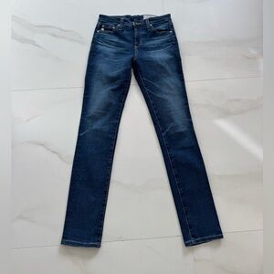 Ag Adriano Goldschmied Dark Blue Skinny Jeans